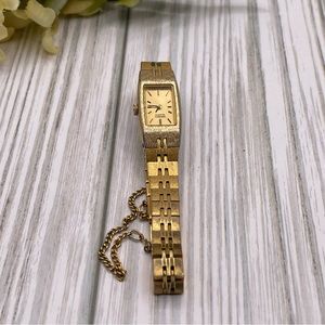 Vintage Seiko 2E20-6419 Gold Tone Ladies Watch